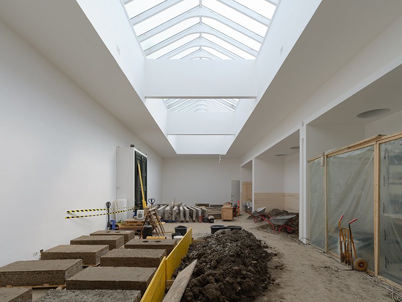 Build of site, Danish pavilion Biennale architettura 2025