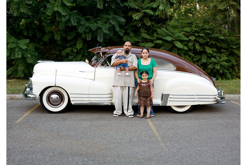 Corine Vermeulen, Hamtramck, MI. Diaz family and their ‘48 Chevrolet Fleetline, 2008.